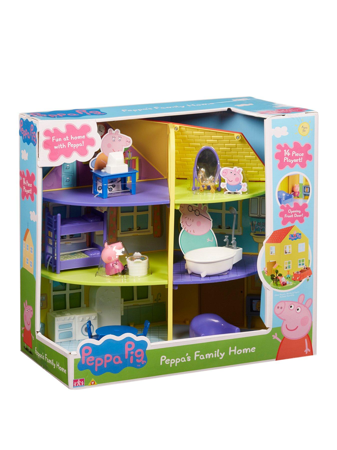 peppa's family home playset