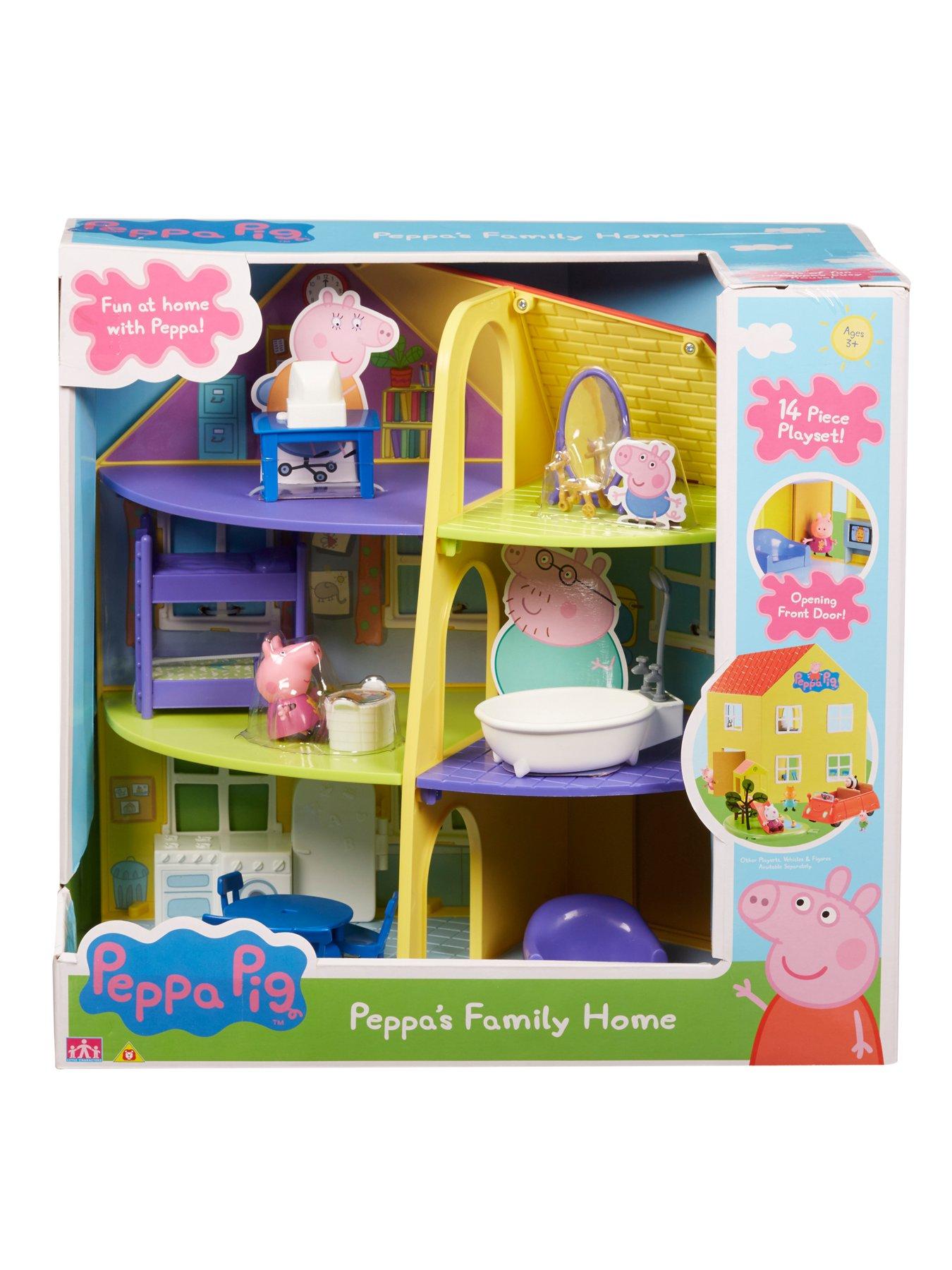 peppa pig family home playset