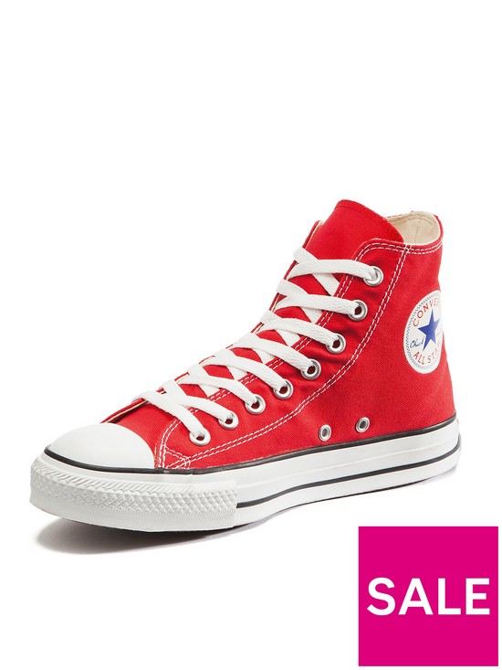 front image of converse-chuck-taylor-all-star-hi-tops-red