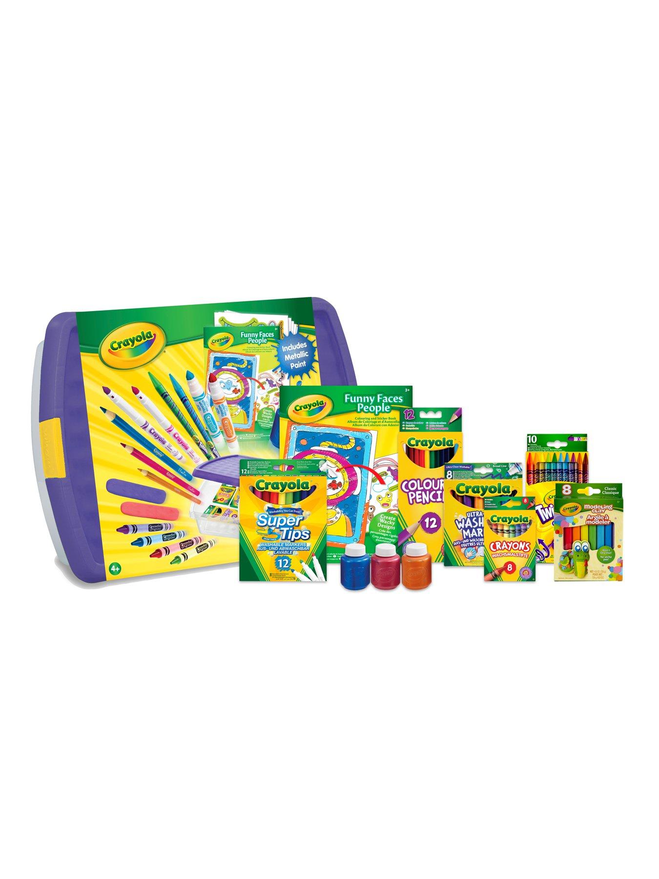 Crayola Bath Set Shower Toys Bundle - 9 PC Crayola Kids Bathroom Set with Crayola Bath Paint, Bath Toys, and Stickers
