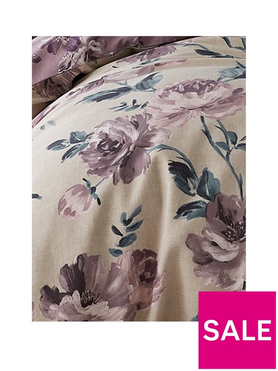 stillFront image of catherine-lansfield-painted-floral-bedspread-throw
