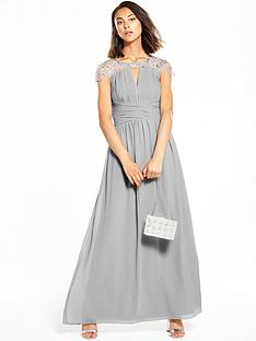 Quiz royal blue chiffon sequin embellished maxi dress Quiz royal blue chiffon sequin embellished maxi dress