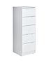  image of one-call-monaconbspready-assembled-high-gloss-5-drawer-tallboy