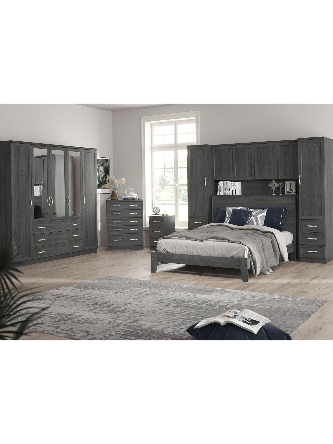 Image 6 of 6 of Very Home Camberley 3 Door, 3 Drawer Mirrored Wardrobe