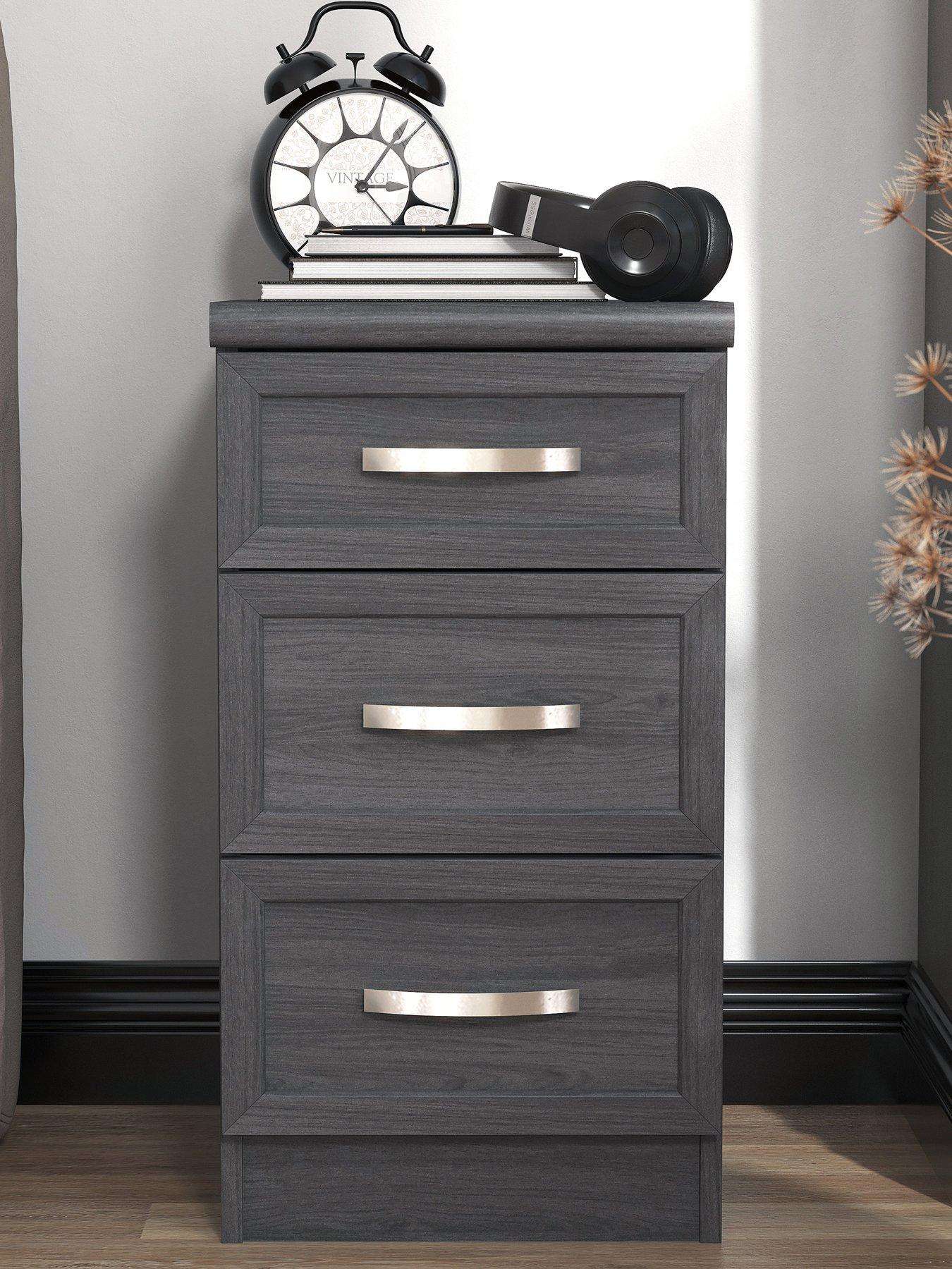 Dark deals bedside cabinets