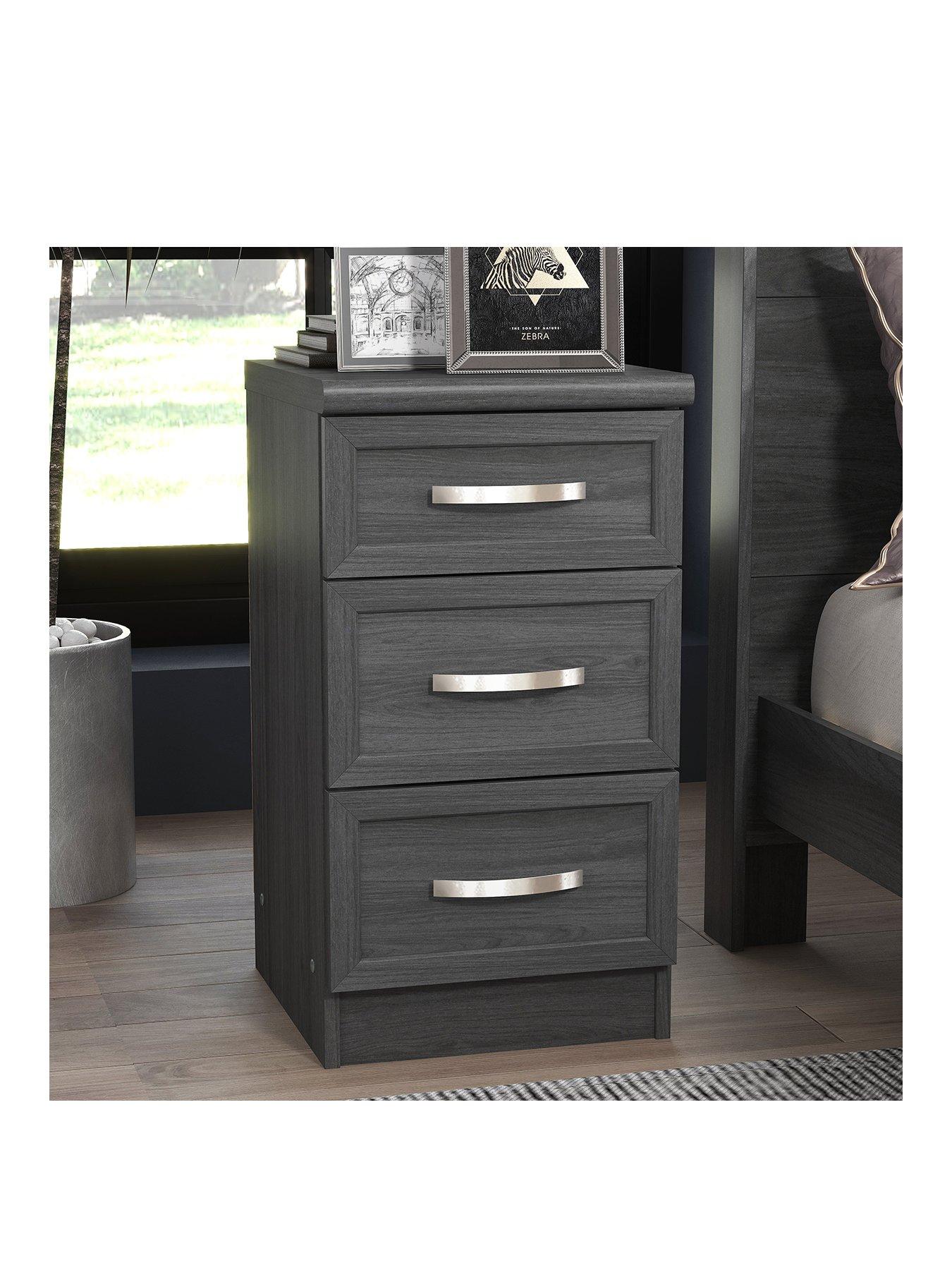 Image 2 of 6 of Very Home Camberley 3 Drawer Graduated Bedside Chest
