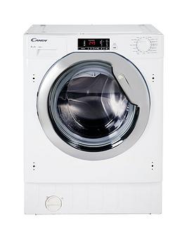 Candy Cbwm814Dc 8Kg Load, 1400 Spin Integrated Washing Machine  – Washing Machine With Installation