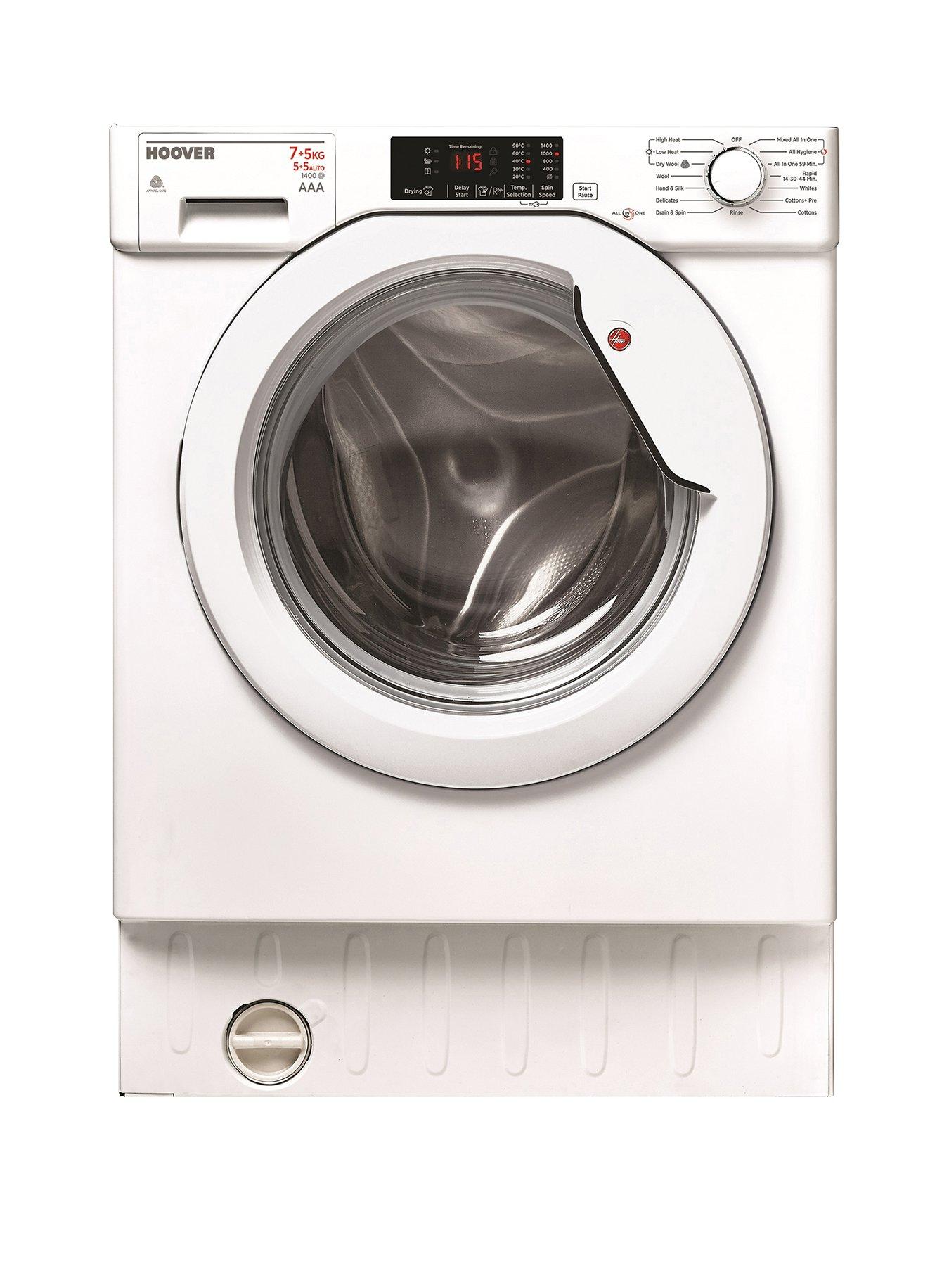 Hoover Hbwd7514Da 7Kg Wash 5Kg Dry 1400 Spin Fully Integrated Washer Dryer  – Washer Dryer With Installation