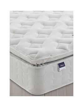 Product photograph of Silentnight Pippa Memory Pillowtop Sprung Mattress - Medium Firm - Express Delivery - Mattress Only from very.co.uk