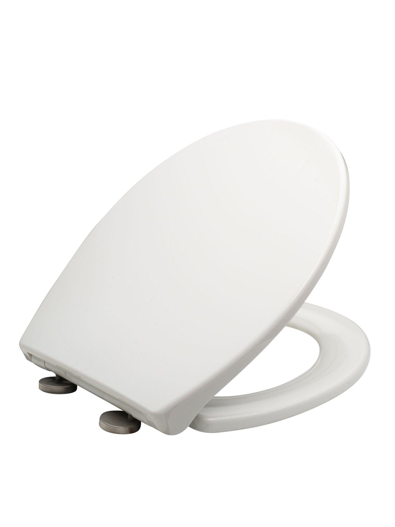 AQUALONA Night Light Soft Close Toilet Seat very.co.uk