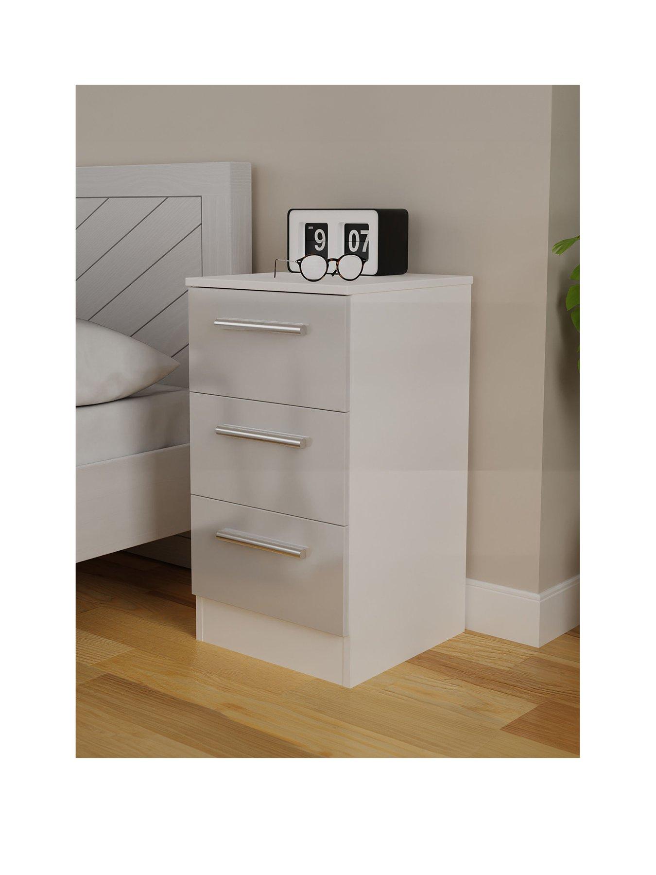 Image 1 of 1 of SWIFT Montreal&nbsp;Ready Assembled 3 Drawer Bedside Chest&nbsp;- FSC&reg; Certified
