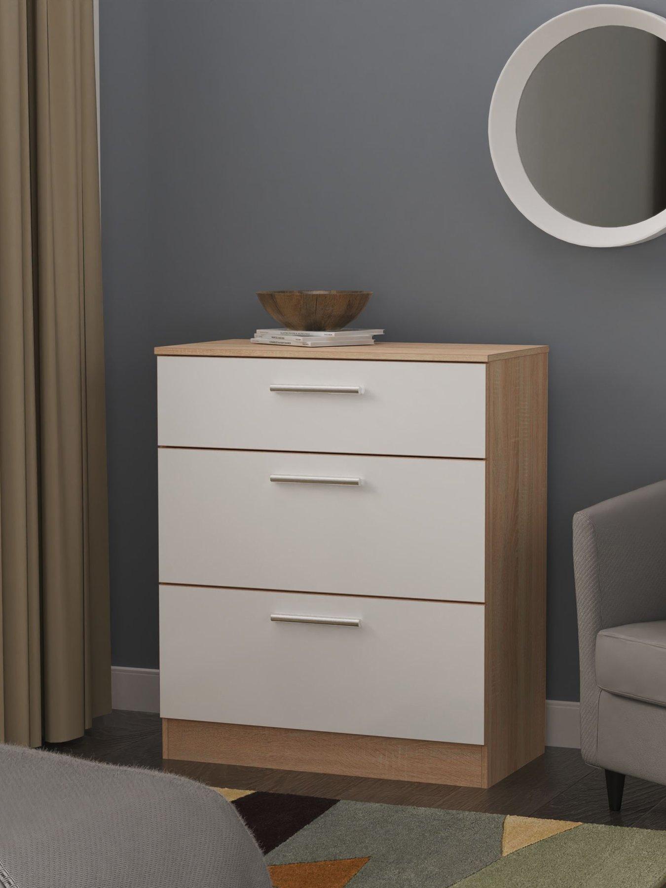 undefined Montreal Ready Assembled 3 Drawer Graduated Chest - FSC® Certified