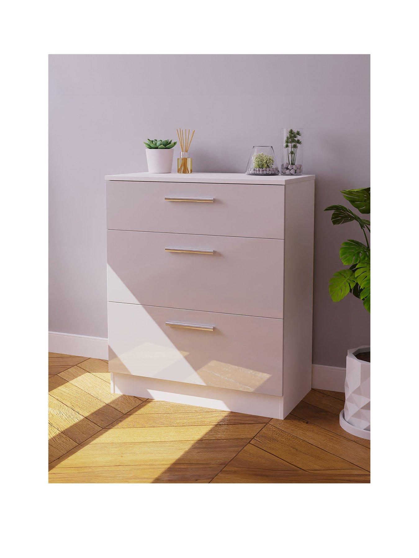 undefined Montreal Ready Assembled 3 Drawer Graduated Chest - FSC® Certified
