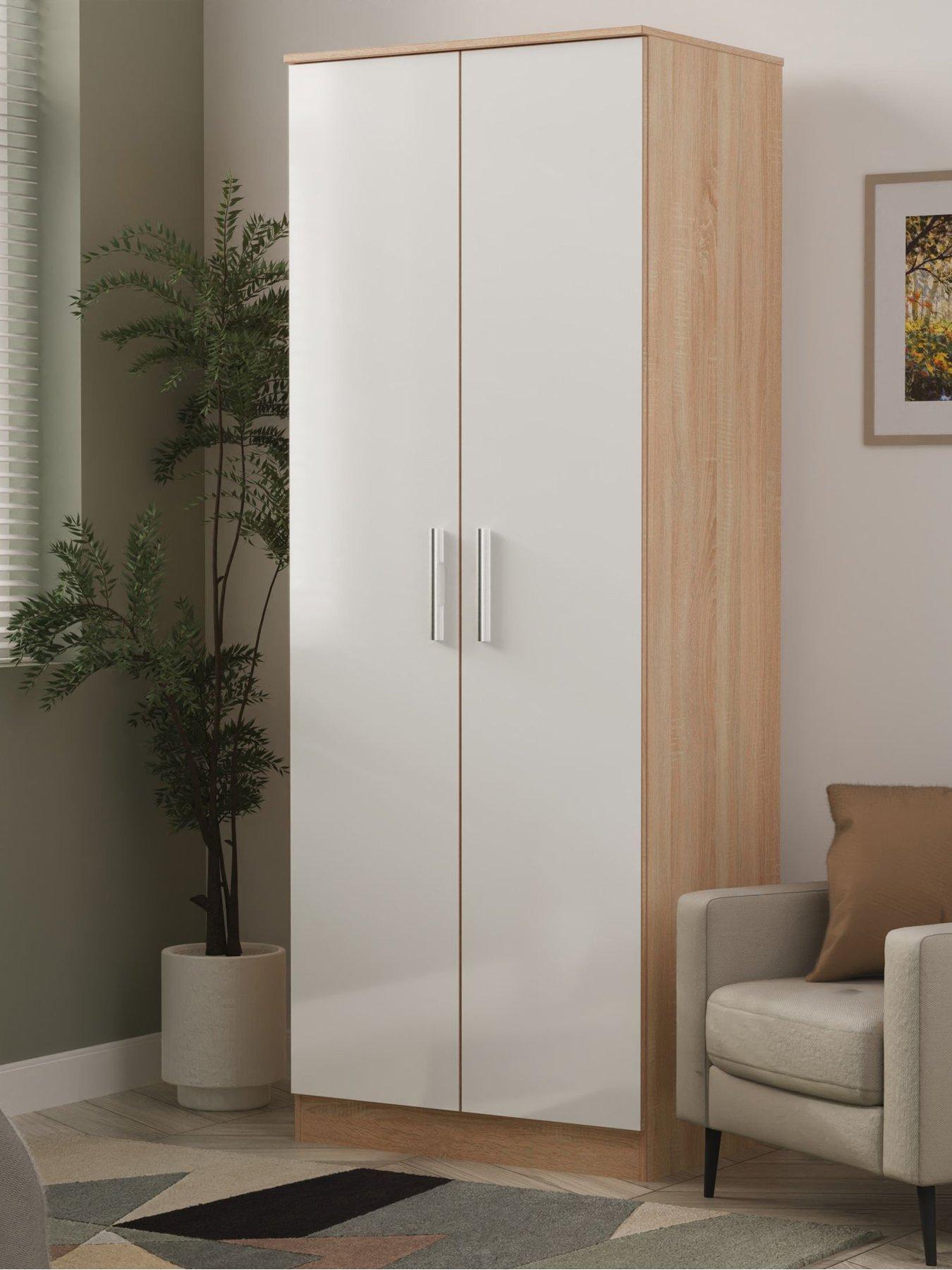 SWIFT Montreal Ready Assembled Tall 2 Door Wardrobe - FSC® Certified
