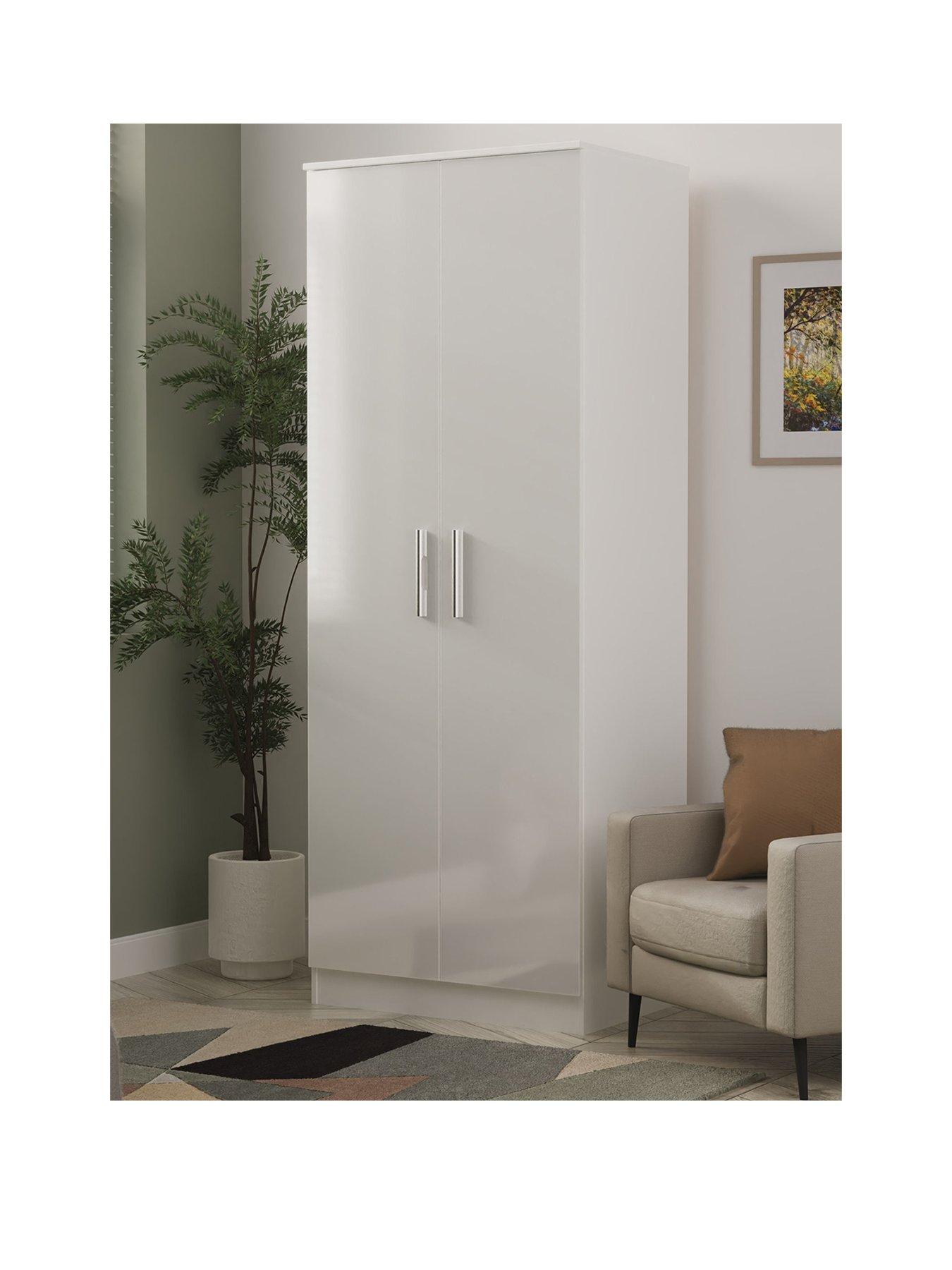 undefined Montreal Ready Assembled Tall 2 Door Wardrobe - FSC® Certified