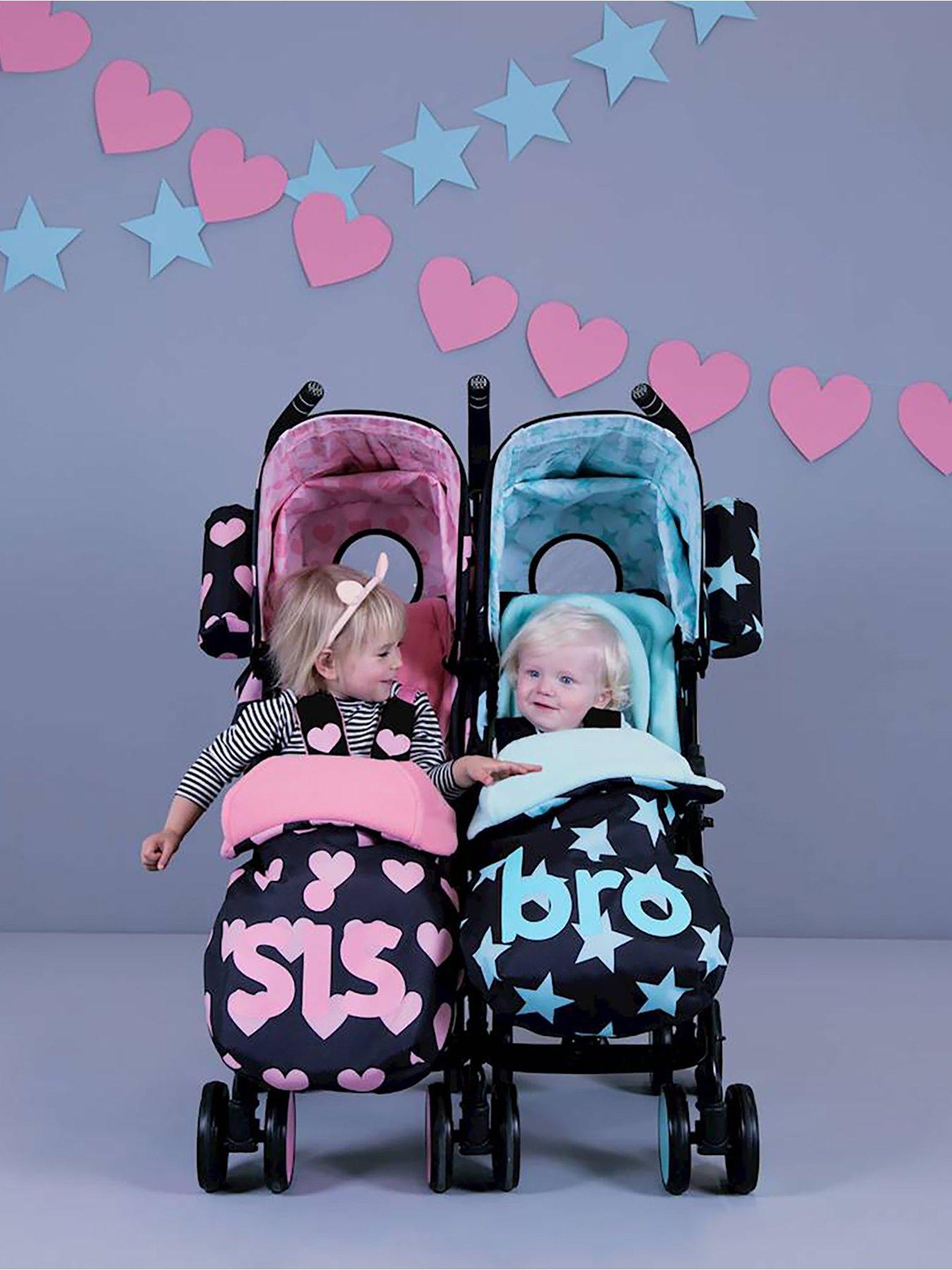 cosatto double pushchair