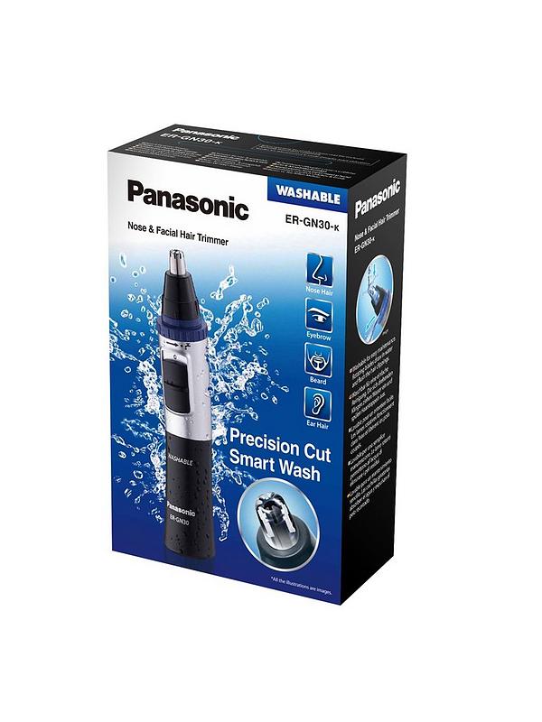 Image 3 of 3 of Panasonic Wet &amp; Dry Nose and Ear Trimmer with Vortex Cleaning System ER-GN30