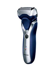 Panasonic ES-RT37 Wet and Dry 3-Blade Electric Foil Shaver - Blue