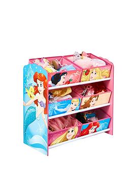 Product photograph of Disney Princess Kids Toy Storage Unit from very.co.uk
