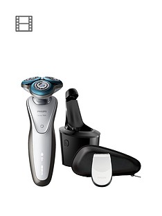Philips Series 7000 Wet & Dry Men’s Electric Shaver with SmartClean system & Precision Trimmer – S7710/26