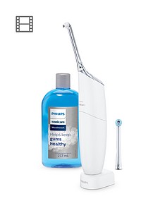 Philips Sonicare AirFloss Pro Power Flosser & Mouthwash - Silver Edition - HX8472/11