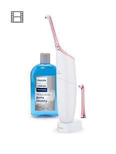 Philips Sonicare AirFloss Pro Power Flosser & Mouthwash Pink Edition - HX8432/12
