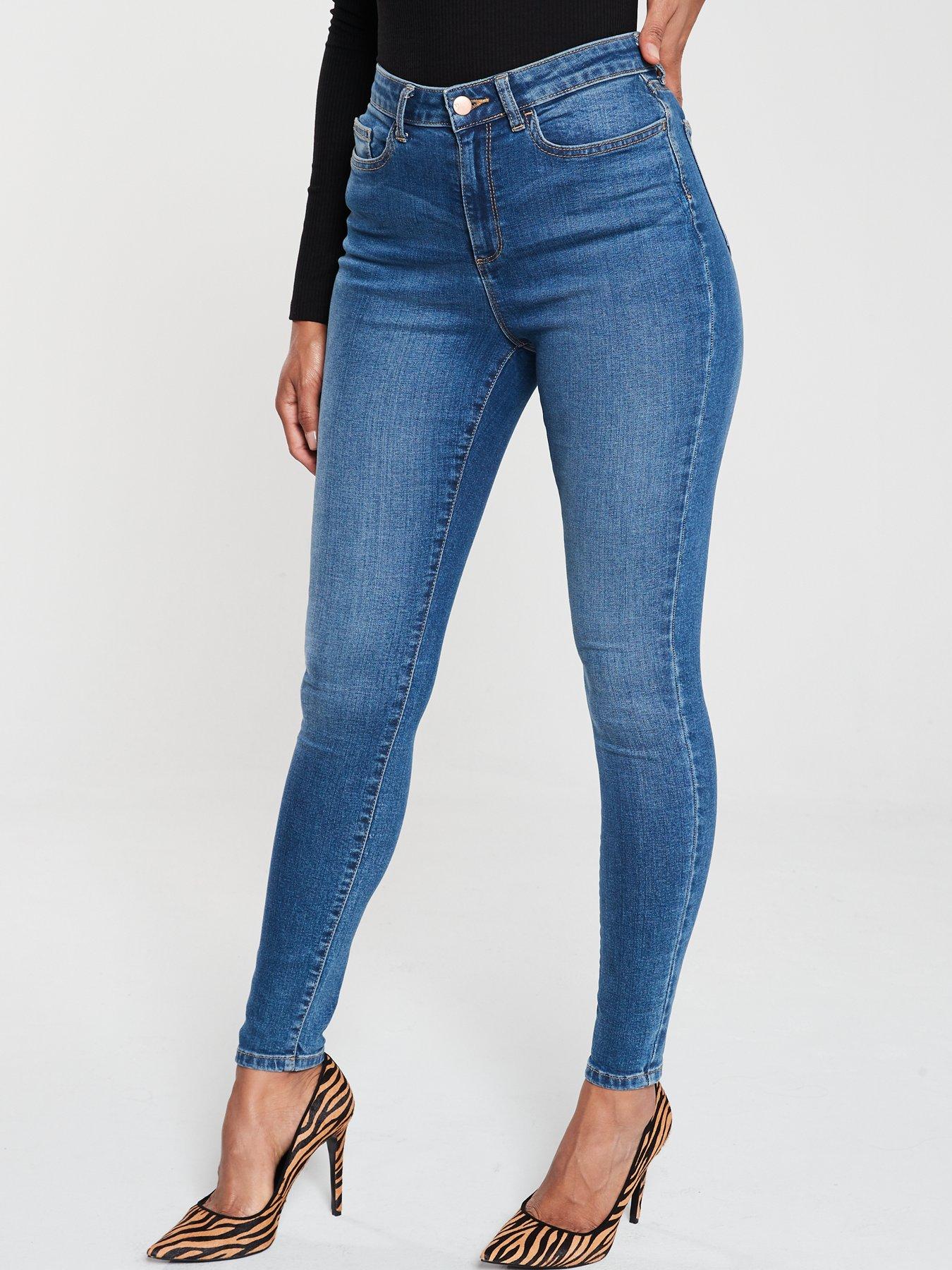 high waisted skinny jeans uk