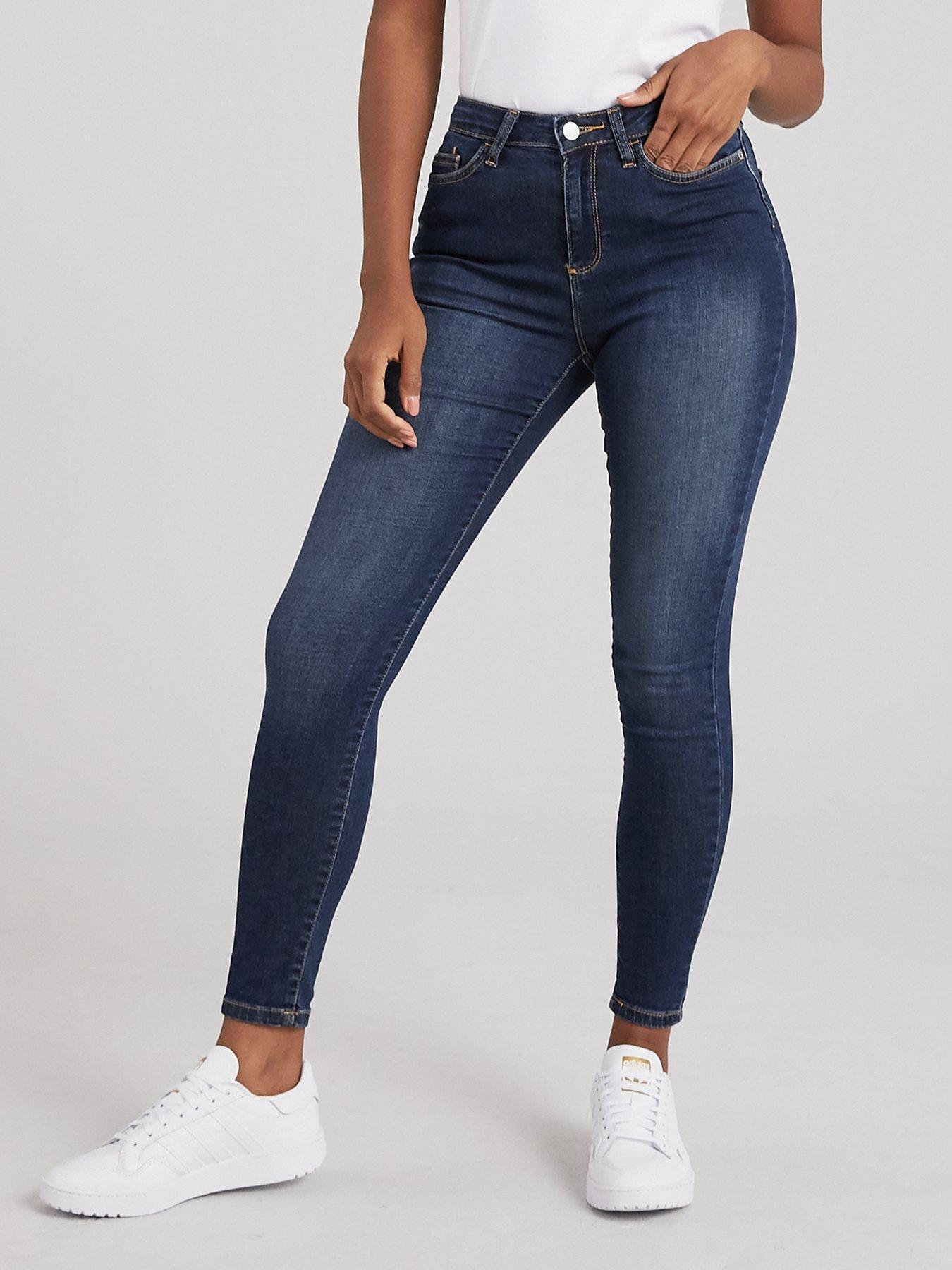 Everyday Long High Waist Jeggings - Mid Wash