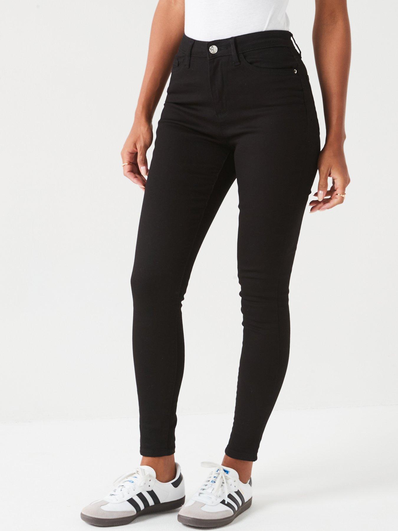 The Very Collection Tall Florence High Rise Skinny Jeans - Black
