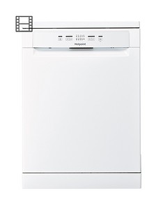 Hotpoint HFC2B+26C Full Size 14 Place Dishwasher with Quick Wash - White
