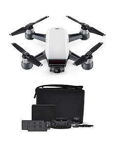 DJI Spark Fly More Combo Quadcopter Drone (UK) - Alpine White