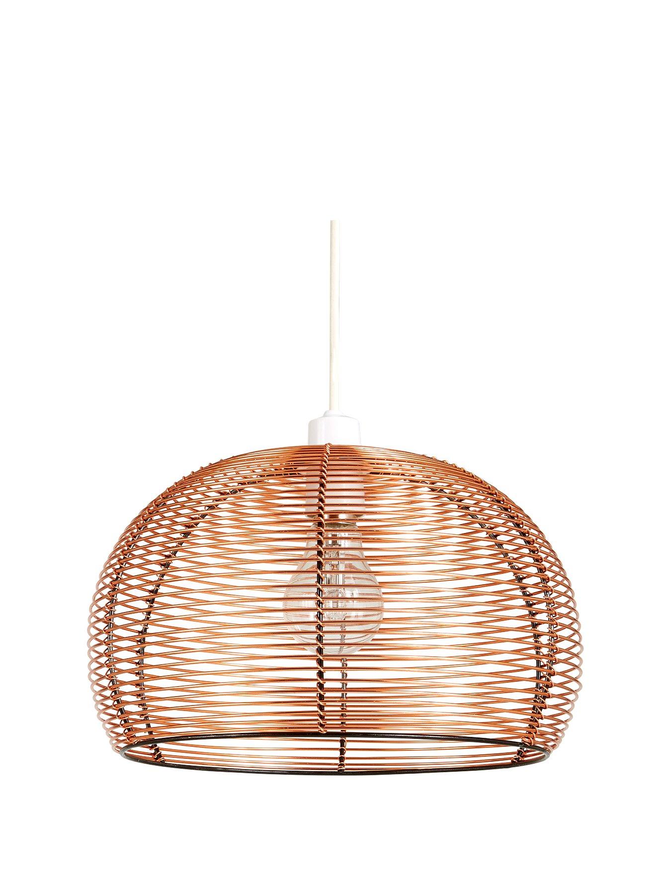 Copper Dome Pendant Light 