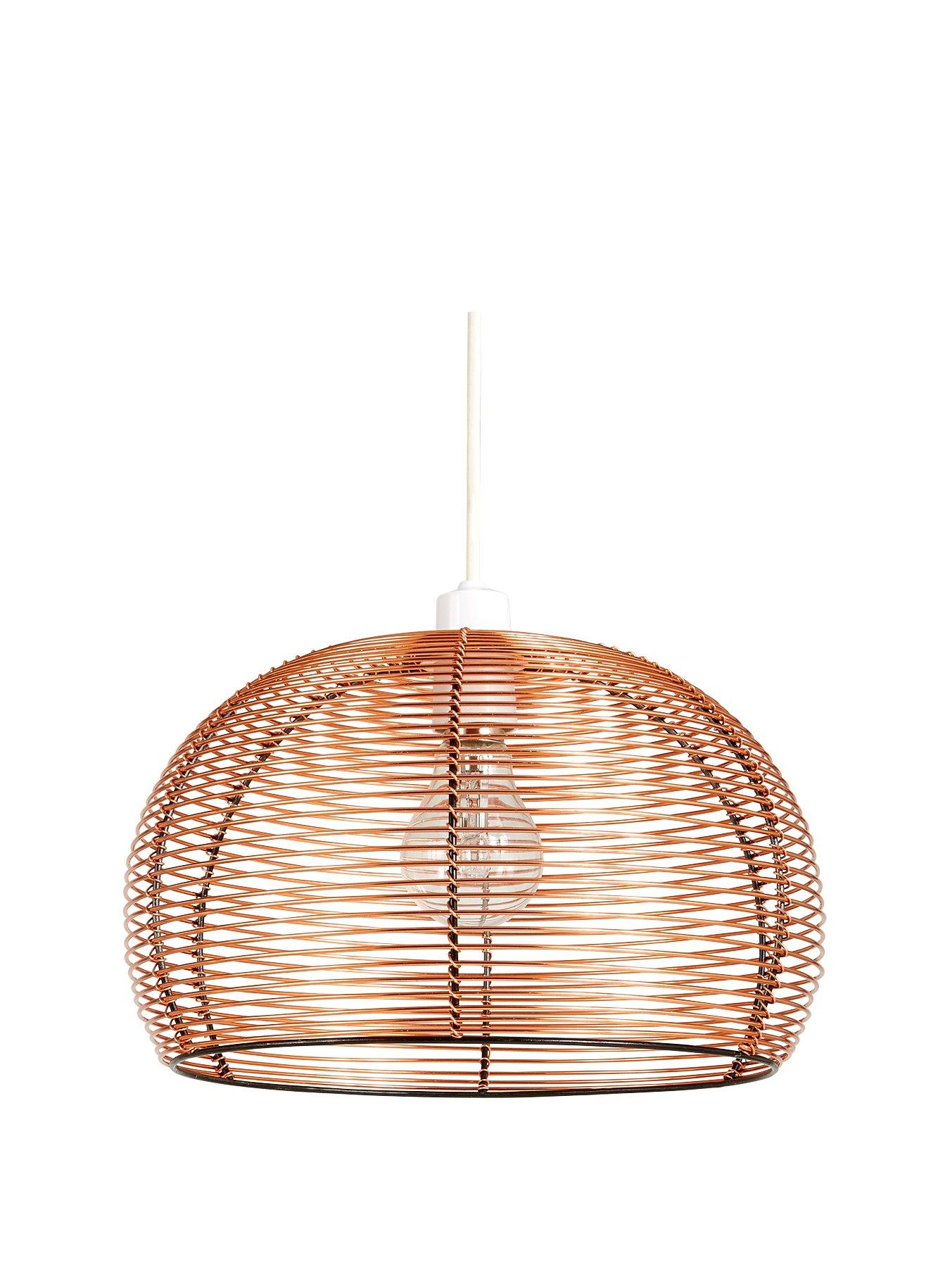 Copper Dome Pendant Light 