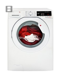 Hoover Dynamic Next DXOA68LW3 8kg Load, 1600 Spin Washing Machine with One Touch - White