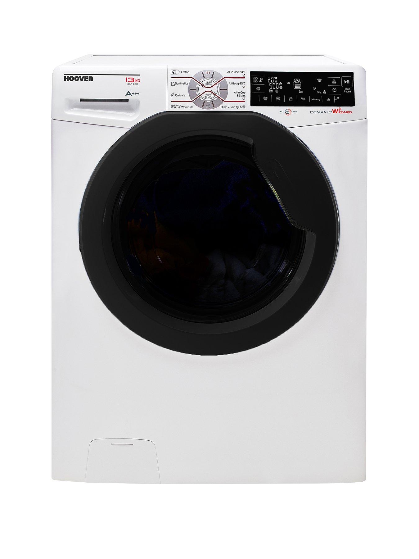 Hoover Dynamic Extreme Dwft413Ah8 13Kg Load, 1400 Spin Washing Machine With One-Fi Extra – White/Tinted