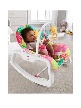 Fisher-Price Rainforest Infant To Toddler Rocker - Pink