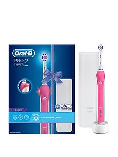 Oral-B Oral B Pro2500 3D Pink + Case