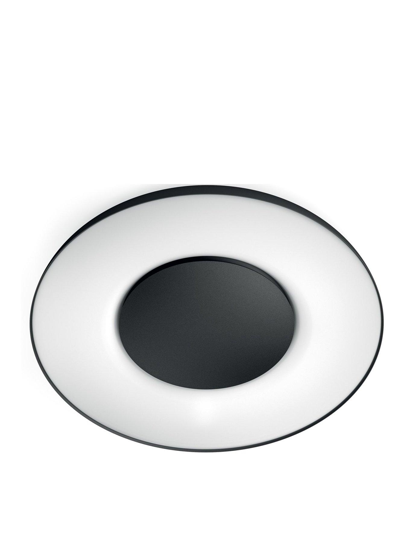 Hue White Ambiance Ceiling Light Black Works With Alexa