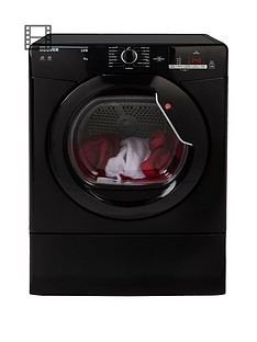 Hoover Link HLV9DGB 9kg Load, Vented Sensor Tumble Dryer with One Touch - Black