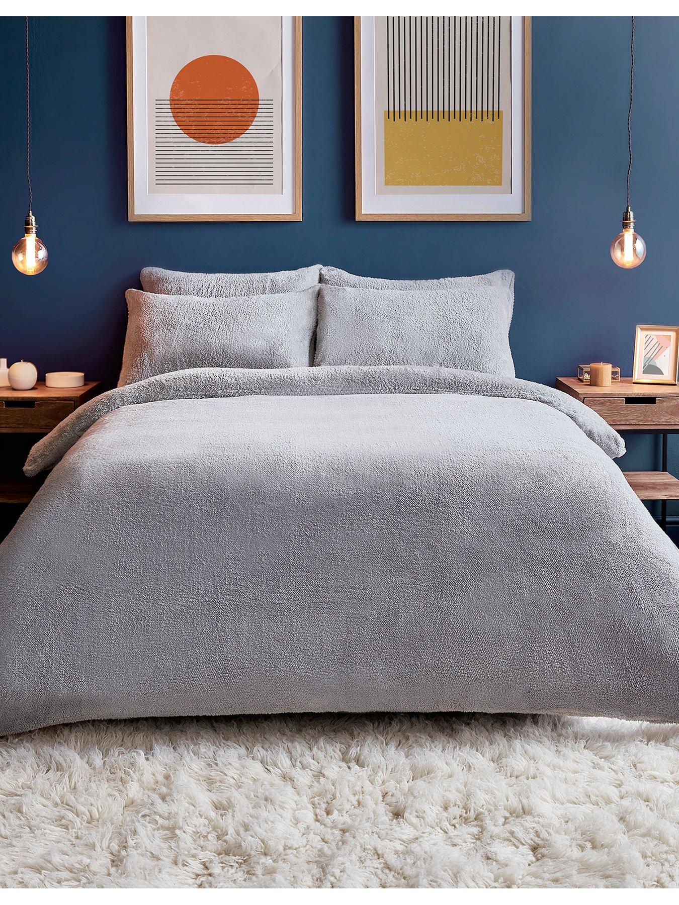 Soft fleece duvet cover sale