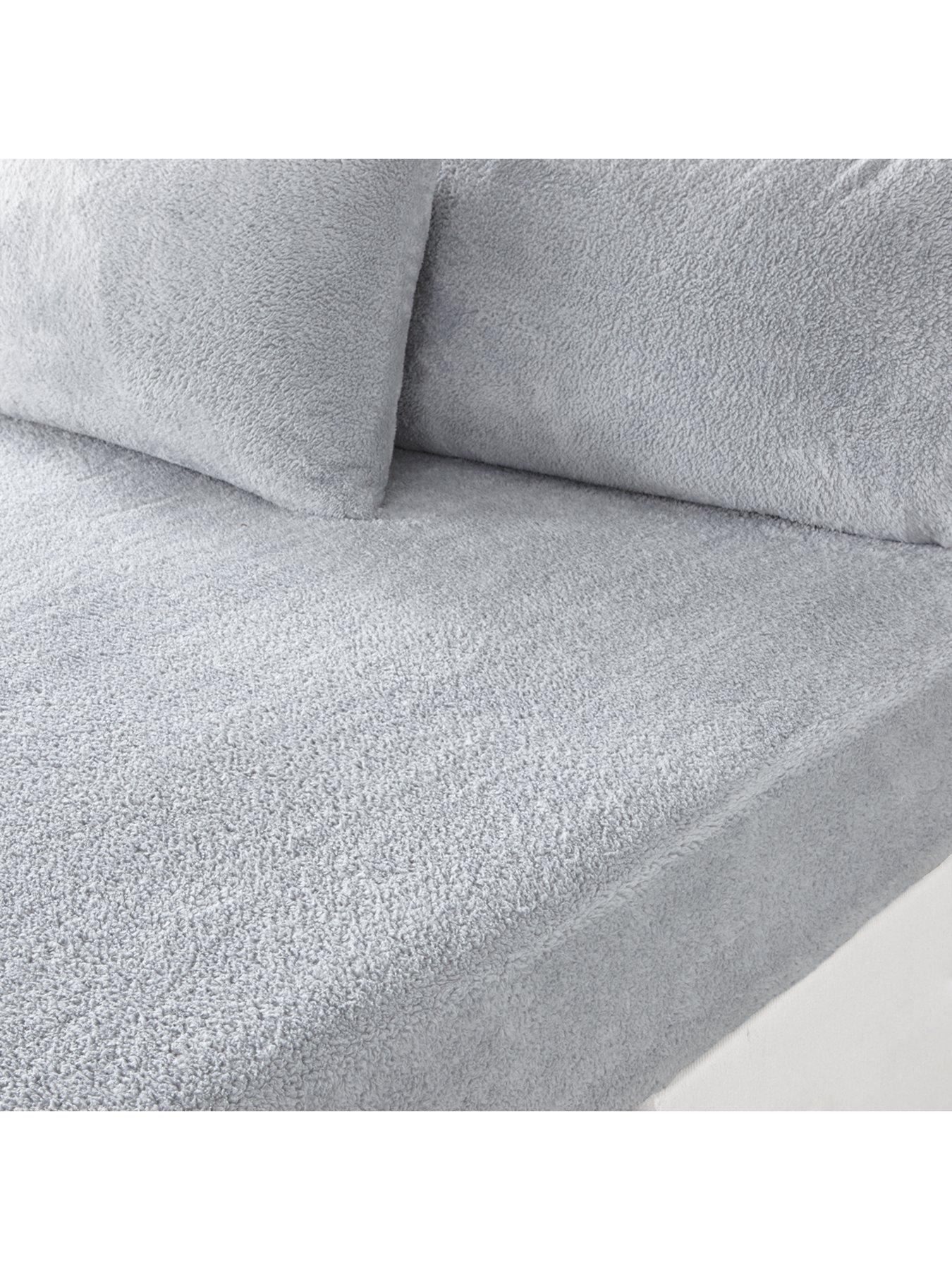 Product photograph of Silentnight Teddy Fleece Fitted Sheet - Mink from very.co.uk