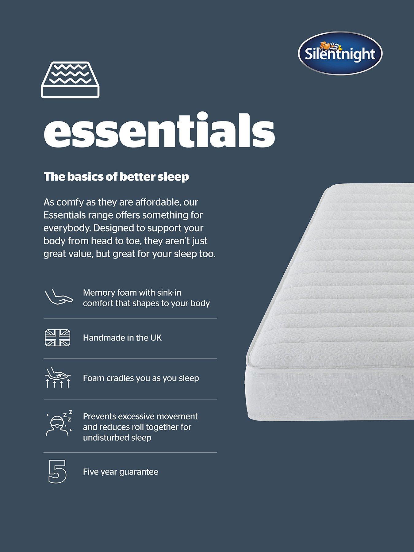 Image 6 of 6 of Silentnight Essentials Bonnell Memory&nbsp;Mattress