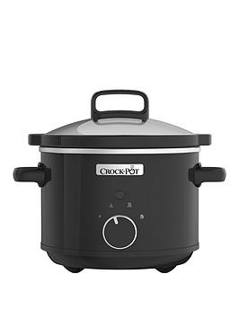 Crock-Pot 2.4-Litre 2-Person Slow Cooker Csc046 - Black Best Price, Cheapest Prices