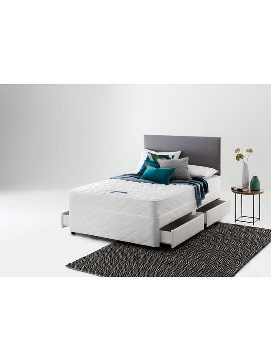 front image of silentnight-celine-sprung-divan-bed-with-storage-options-headboard-not-included