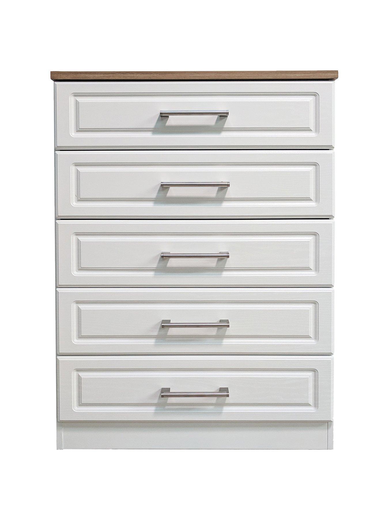 Product photograph of Swift Regent Ready Assembled 5 Drawer Chest from very.co.uk