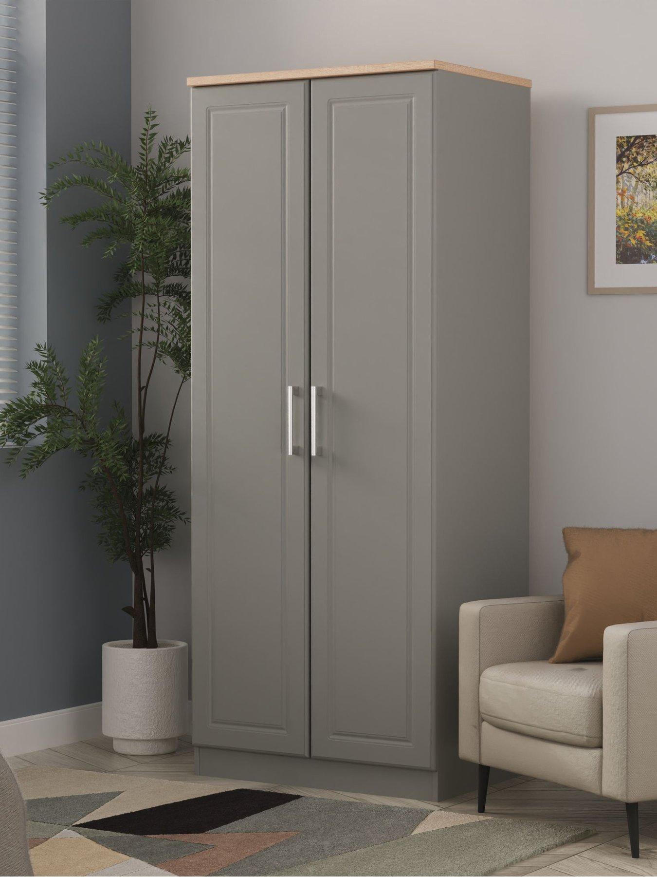 Image of SWIFT Regent Ready Assembled 2 Door Wardrobe - FSC® Certified