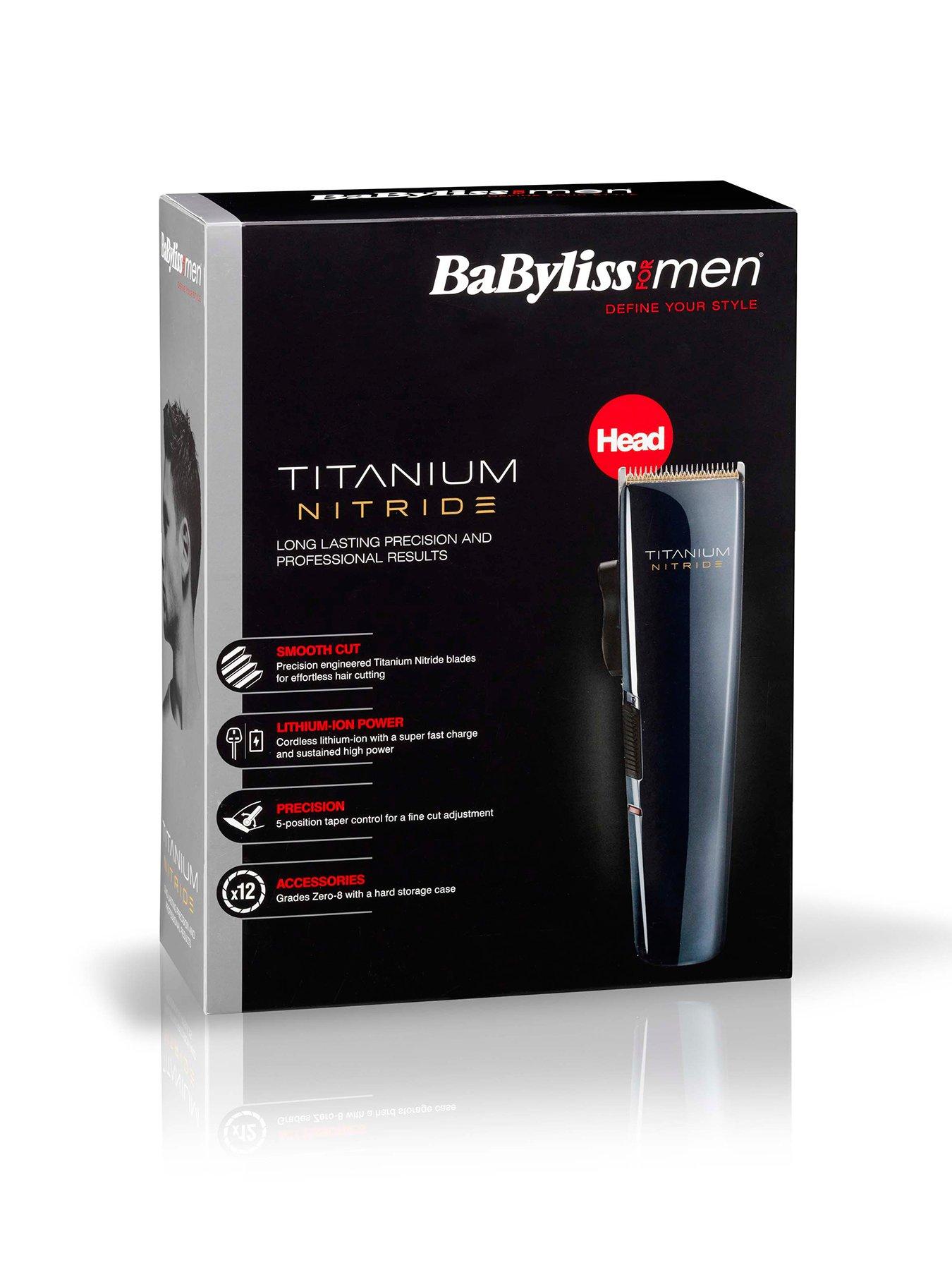 babyliss men titanium nitride