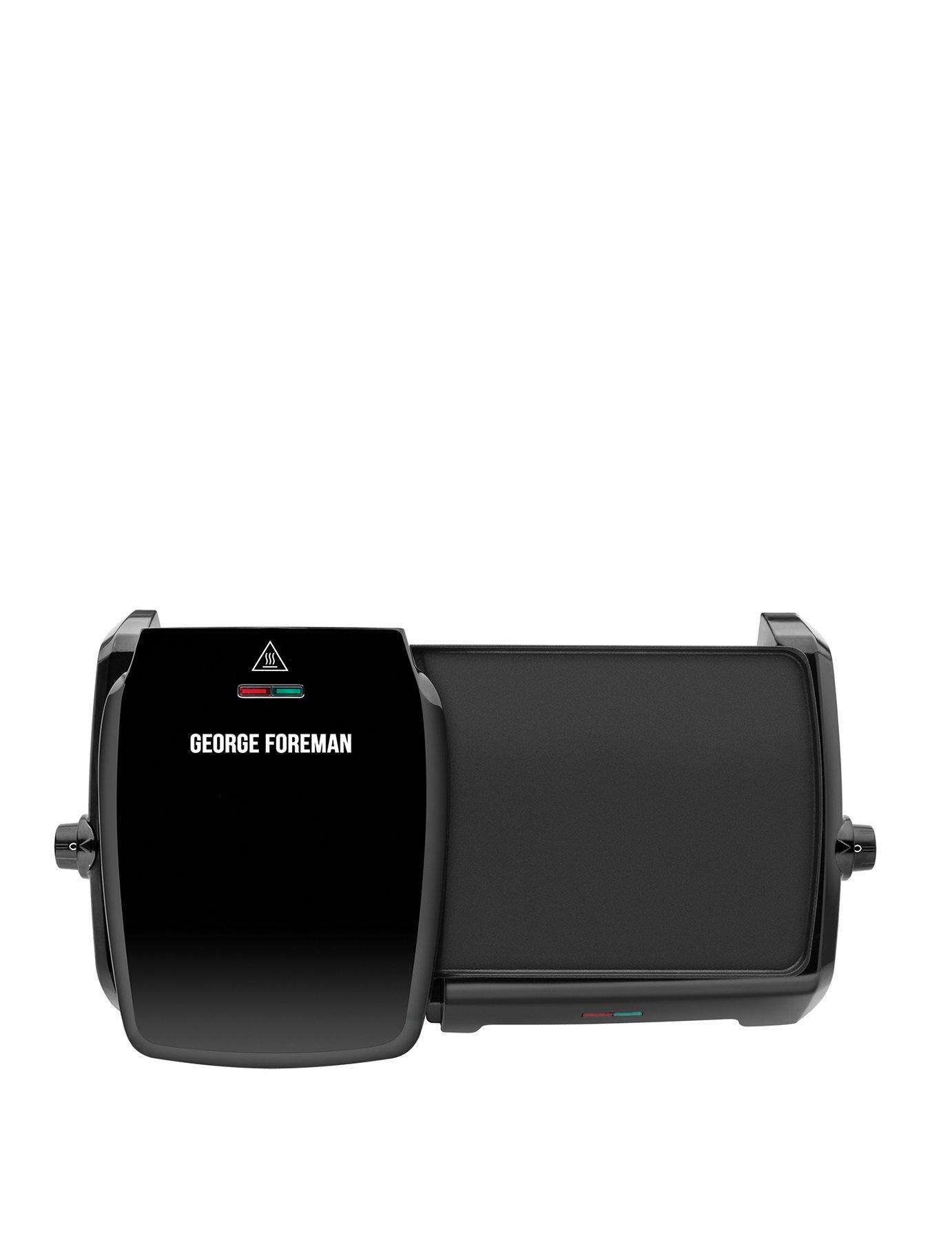 Product photograph of George Foreman Large Variable Temperature Grill Amp Griddle - 23450 from very.co.uk
