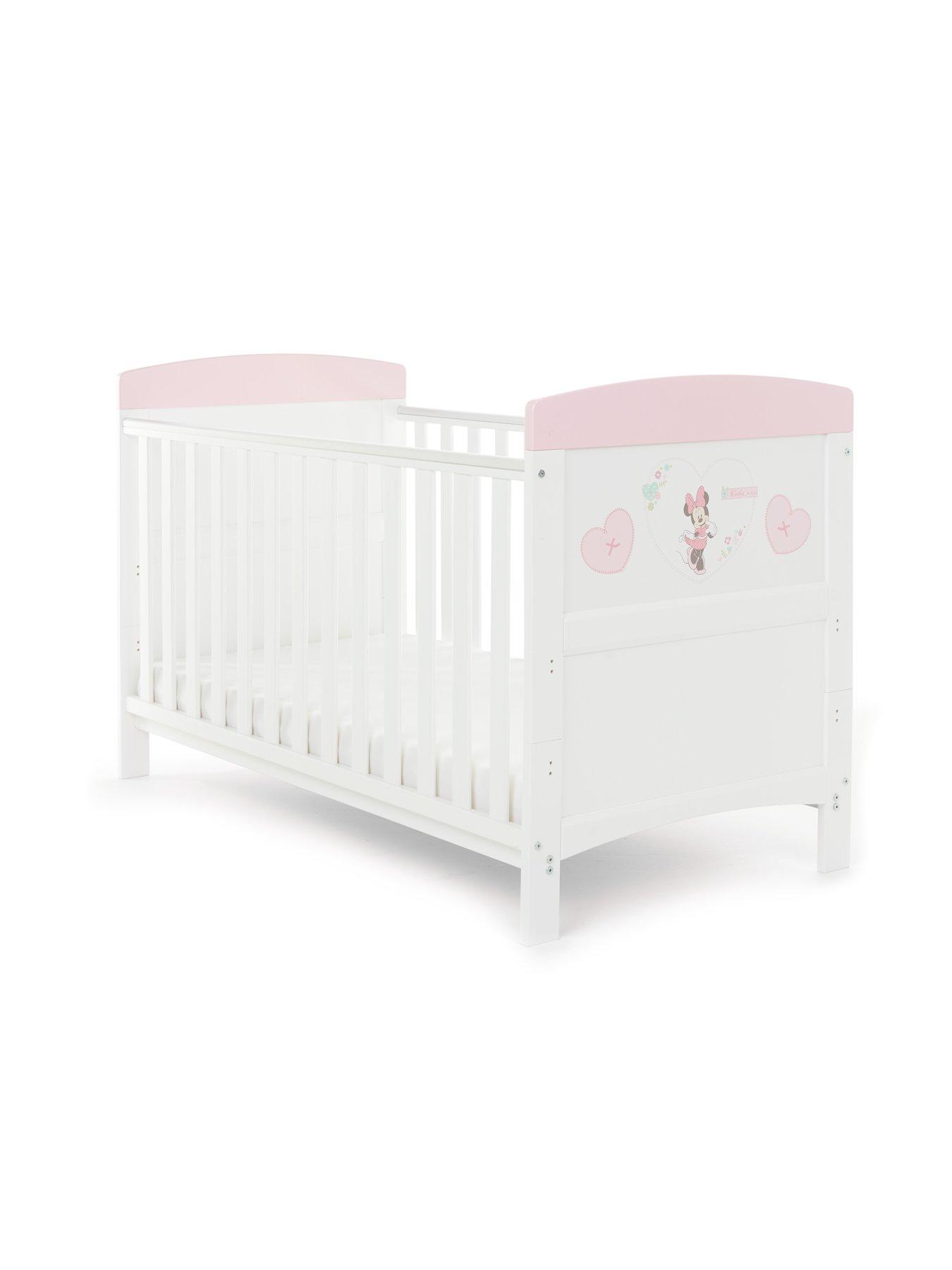 obaby minnie mouse cot bed