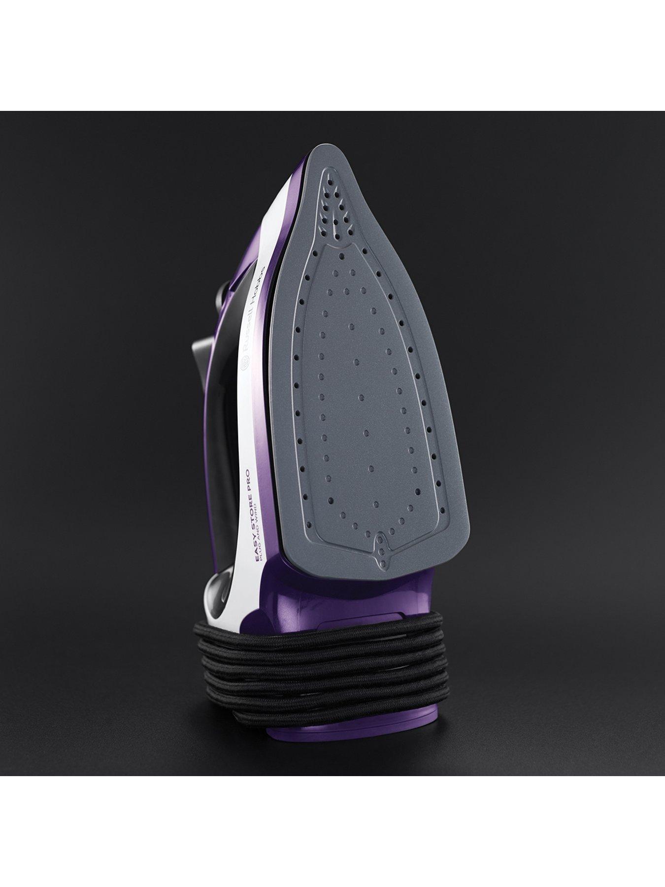 Russell hobbs easy store deals 23780 steam iron purple